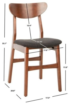 Silla de comedor retro Safavieh Lucca, precio reducido 2172714804 DCH1001F-SET2 Foto 1 de 4