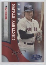 2008 Donruss Threads Century Stars Century Proof /100 Carlton Fisk #CS-1 HOF