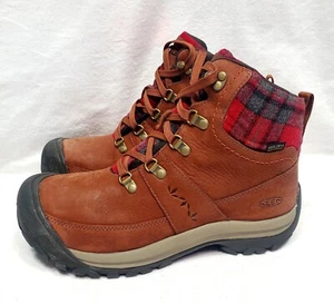 Keen Kaci III Waterproof Brown Leather Boots New With Box Women’s Size 10.5 - Picture 1 of 16