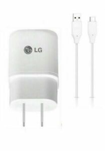 Original LG Fast Wall Charger & USB-C Charging Cable For LG Velvet 