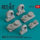 1/48 Reskit Rs48-0121 Mig-21 F/F13/U/Us Wheels Set