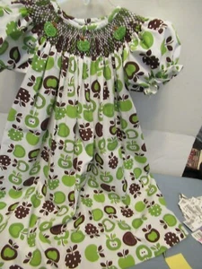 G) Vestido Frutal Multicolor Talla 5 Calado a Mano Niñas Zuccini - Imagen 1 de 13