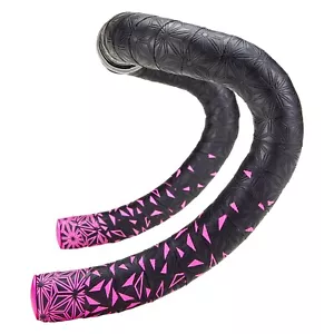 Cinta para manillar de bicicleta SUPACAZ Super Sticky Kush 2,5 mm - Star Fade - rosa neón - Imagen 1 de 8