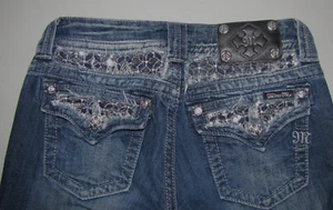 Womens Miss Me Skinny Stretch Jeans. Size 27 Blue. 29 1/2" Inseam. - Picture 1 of 3