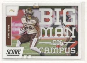 2017 Score #14 Corey Davis Big Man on Campus Western Michigan Broncos - Picture 1 of 2