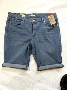 Levi's Women's Bermuda Shorts - SIZE 34 - Picture 1 of 8