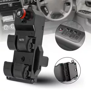 Interruptor de ventana eléctrica maestro conductor derecho RHD para Honda 2001-05 Civic 2002-06 CRV - Imagen 1 de 8
