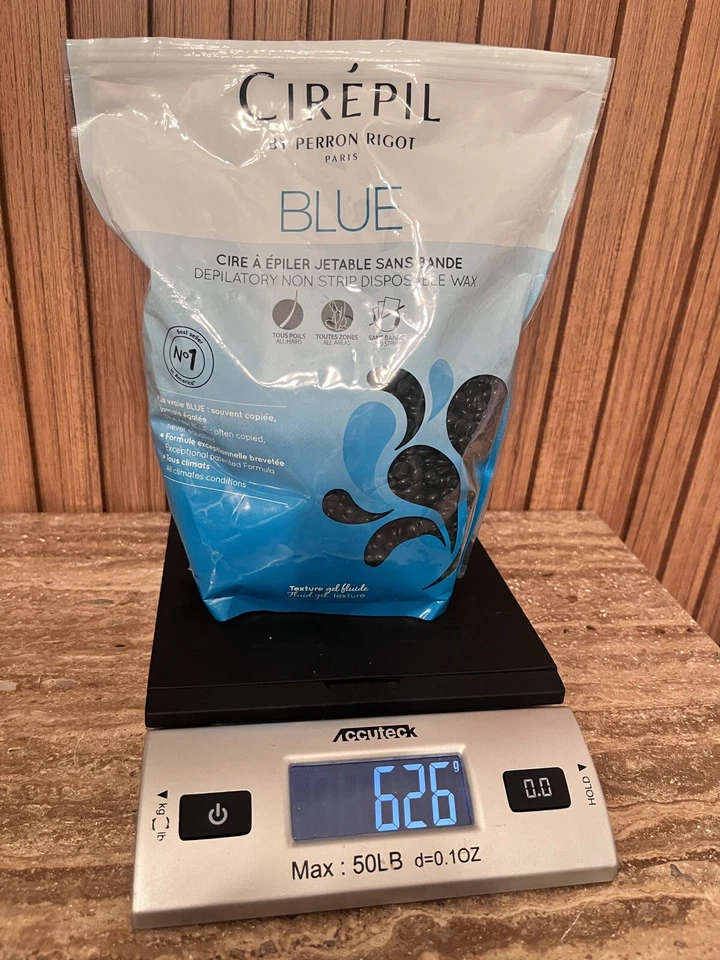 Bolsa de recarga de cera azul Cirépil, bolsa abierta de 626 gramos Foto 1 de 1