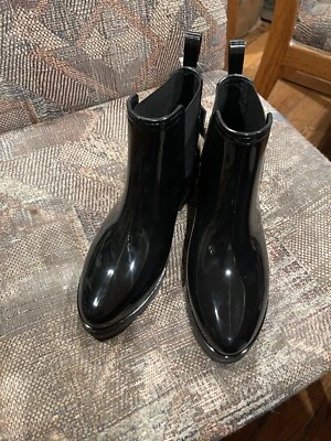 Botas de goma de lluvia negras Lucky Brand talla elegir  Foto 1 de 4