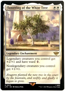 MTG Flowering of the White Tree The Lord of the Rings Rare NM - Picture 1 of 2