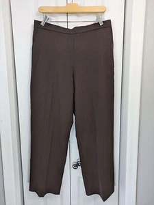 Kim Rogers NWT Women's Size 12PS Petite Pull On Pants Brown - Picture 1 of 6