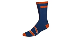 Chicago Bears Football Navy & Orange Women's Casual Deuce Crew Socks - Picture 1 of 1