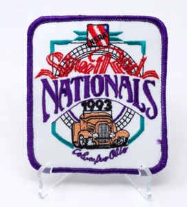Vintage NSRA Street Rod Nationals 1993 Columbus Ohio Embroidered 4" Sew On Patch - Picture 1 of 8