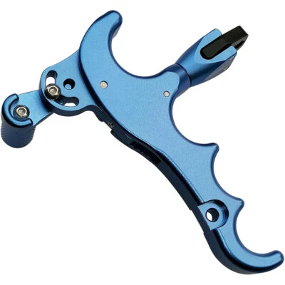 4-Finger Compound Recurve bow Release Adjustable Can Rotate 360° Thumb Release - Image 1 of 4