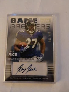 2009 Topps Unique Game Breakers Autographs#GA-RR Ray Rice - Baltimore Ravens - Picture 1 of 2