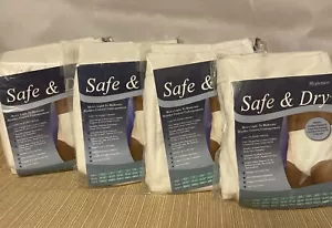 Safe & Dry 4 Confezioni Slip Uomo Assorbente Regolare Lavabile Controllo Vescica 2XL - Foto 1 di 2