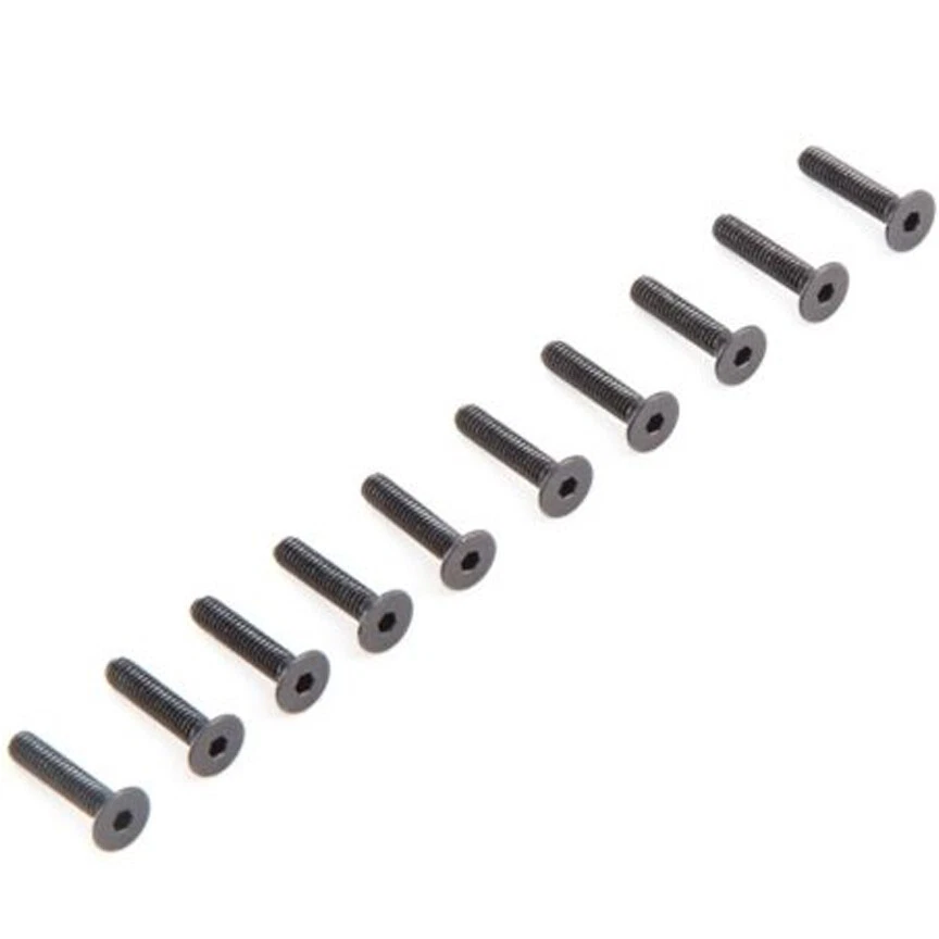 Losi LOS235010 Flat Head Screws M2.5 x 12mm (10) : Baja Rey / Rock Rey - Image 1 of 1