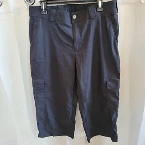 Duluth Damen Cargohose Größe 14 Schwarz Crop Utility Outdoor Wandern Stretch 16524x - Bild 1 von 10