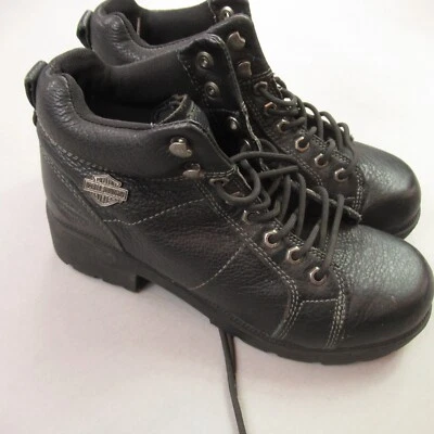 Harley Davidson Boots Womens Size 11 Full Leather High Heal Riding - Image 1 of 4
