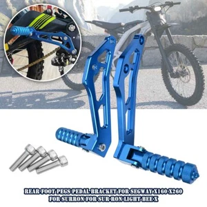 Rear Footrest Foot Pegs Pedal Fit For Segway X160 X260 For Sur-ron Light Bee X - Picture 1 of 15