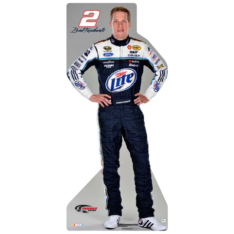 BRAD KESELOWSKI #2 NASCAR Auto Racing CARDBOARD CUTOUT Standup Standee Poster Cover