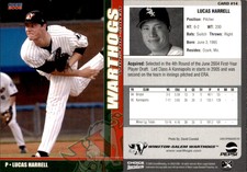 Lucas Harrell 2006 Choice Winston-Salem Warthogs #14 Card *AutographDen*