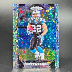 Panini Prizm Football #249 2017 Christian McCaffrey Rookie Disco Prizm RC - Imagen 1 de 2