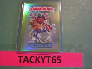 2020 GARBAGE PAIL KIDS OS3 CHROME GREEN REFRACTOR GLOOEY GABE 123a #257/299 - Picture 1 of 3