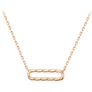 Edle Damen Halskette 585 RG Roségold ergoldete Halsketten Accessoires für Damen - Bild 1 von 3