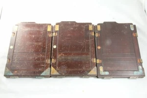 Juego de 3 soportes para láminas de corte de madera para 4 3/4 x 6 1/2 cámaras de gran formato #2649 - Imagen 1 de 3