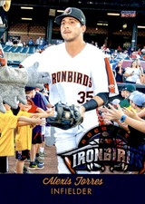2018 Aberdeen IronBirds Choice #29 Alexis Torres San Juan Puerto Rico PR Card