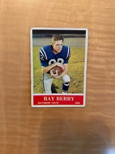 1964 PHILADELPHIA FOOTBALL #1 RAYMOND BERRY!! (WRINKLE) $1 SHIPPING!! - Picture 1 of 2