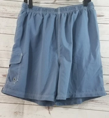 Pantalones Cortos Ashford Sport Para Hombre Talla Grande Azul Bañador Usados en Excelente Condición... Foto 1 de 4