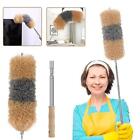 Extra Long Handle Extendable Bendable Microfiber Feather Duster Fan Cupboar R0m1