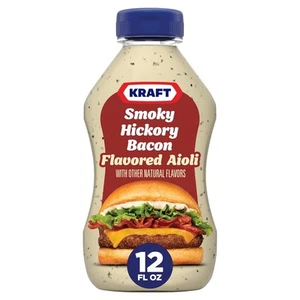 Kraft Smoky Hickory Bacon Flavored Aioli, 12 oz Bottle - Picture 1 of 10