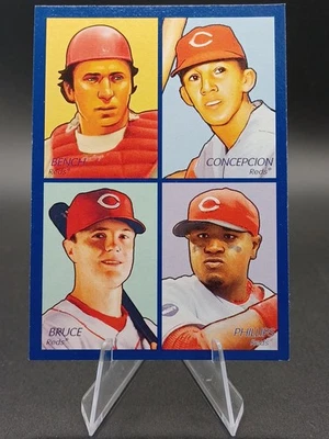 2009 Upper Deck Goudey 4-In-1 Blue Card# 35-20 Bench Concepcion - Image 1 of 2