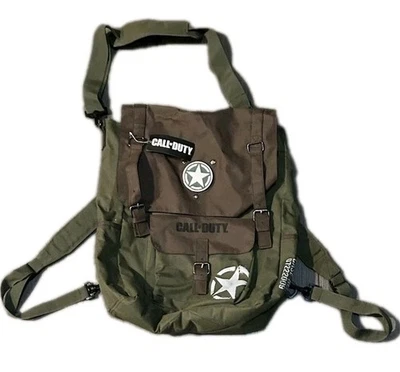 Nueva Mochila Call of Duty Segunda Guerra Mundial Activision Vintage Estilo Militar Bolso Videojugador Foto 1 de 4