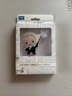Harry Potter PME Vela de Cumpleaños Draco Malfoy Cupcake Pastel Decoración Fiesta NUEVO Foto 1 de 2