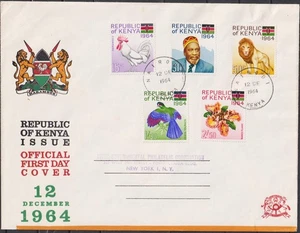 FDC Flora and Fauna 1964 from Kenya   avdpz - Picture 1 of 1