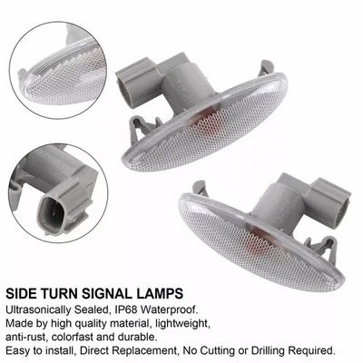 Side Turn Signal Lamp Fender Light for Toyota Corolla Camry Yaris 81730-02090 Foto 1 de 4