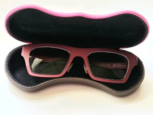 Theo Belgium Mille + 34 763 Chunky Titanium Burgundy Eyeglass Frame/case 601 - Picture 1 of 13