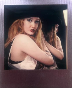 OOAK Art model Kat Polaroid Instant Film Print SIGNED by Model + photographer - Picture 1 of 1