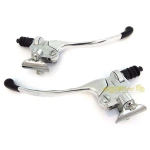 chrome Clutch Brake Levers Tommaselli Replica - Picture 1 of 1