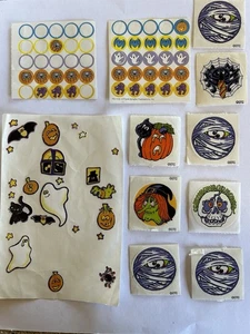 Lote De Colección Pegatinas Años 90 Niño Maestro Halloween Frank Schaffer OTC Hojas Incompletas - Imagen 1 de 1