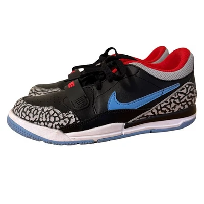 Nike Air Jordan Legacy 312 Low Retro Black Blue Red Sneakers Size 3Y - Image 1 of 4
