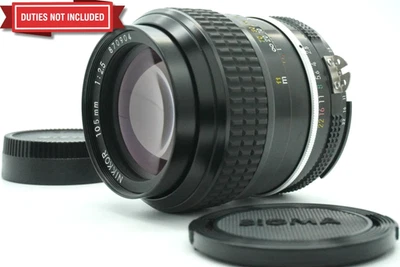[Near Mint!] Nikon Ai Nikkor 105mm F/2.5 MF Prime Telephoto Lens From JAPAN #176 - Image 1 of 4