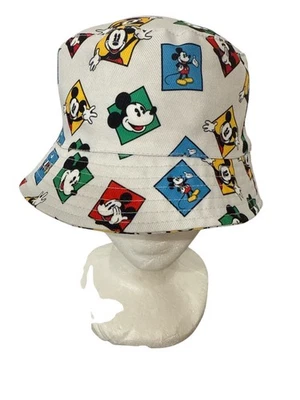 Disney Mickey Mouse Niños Sombrero Cubo Multicolor Retro Estampado Gráfico Juvenil Foto 1 de 4