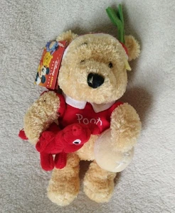 Disney Store Exclusive Winnie The Pooh St David’s Day Pooh Plush Beanie - tagged - Picture 1 of 3