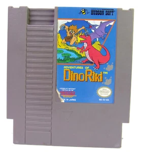 Adventures Of Dino Riki CLEANED & TESTED AUTHENTIC NES Nintendo Game Cartridge - Picture 1 of 4
