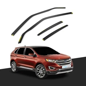 Ford Edge MK2 2014-2023 5 Door SUV Wind Deflectors 4pc Tinted - Picture 1 of 10